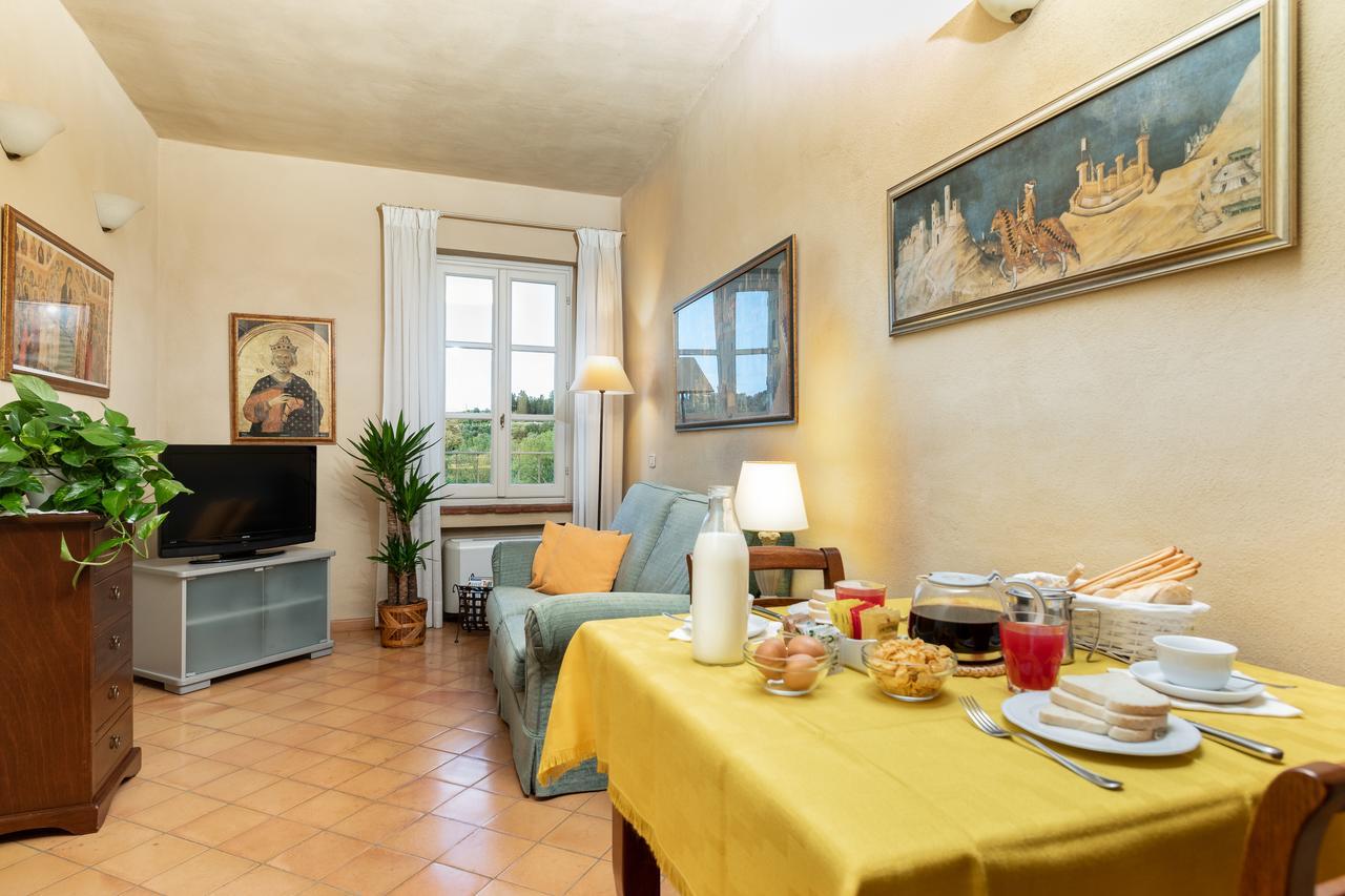 Villa Il Borghetto Сиена Экстерьер фото