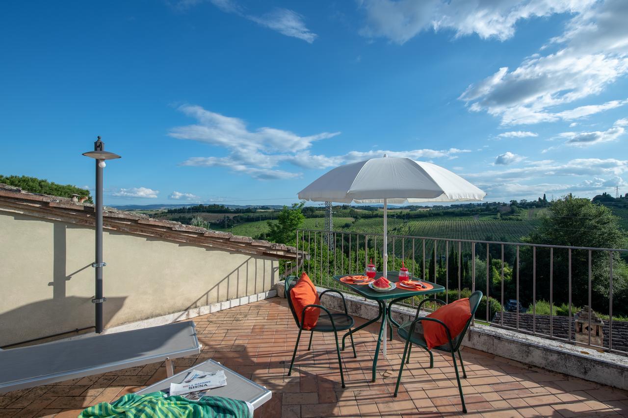 Villa Il Borghetto Сиена Экстерьер фото