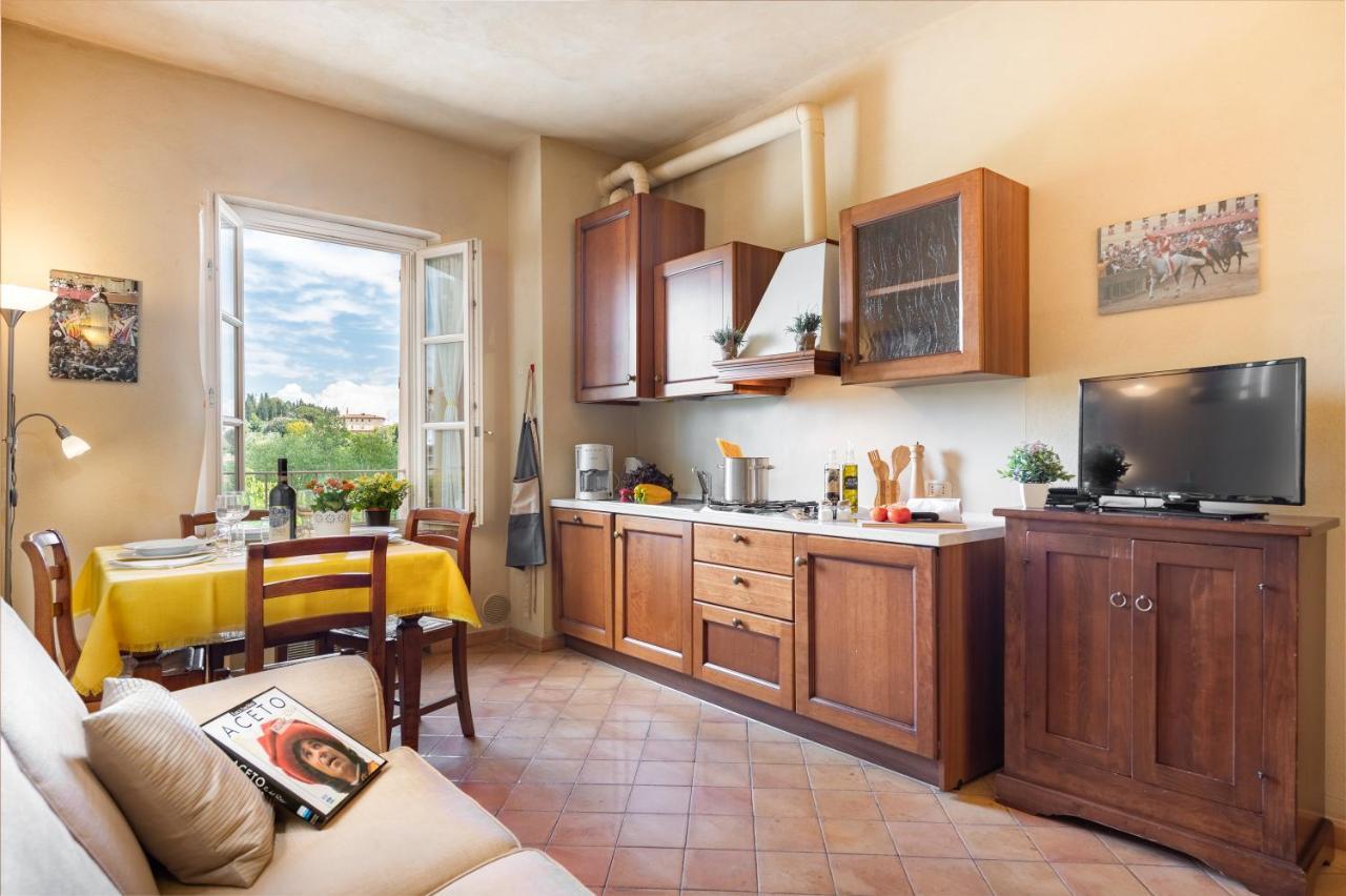 Villa Il Borghetto Сиена Экстерьер фото