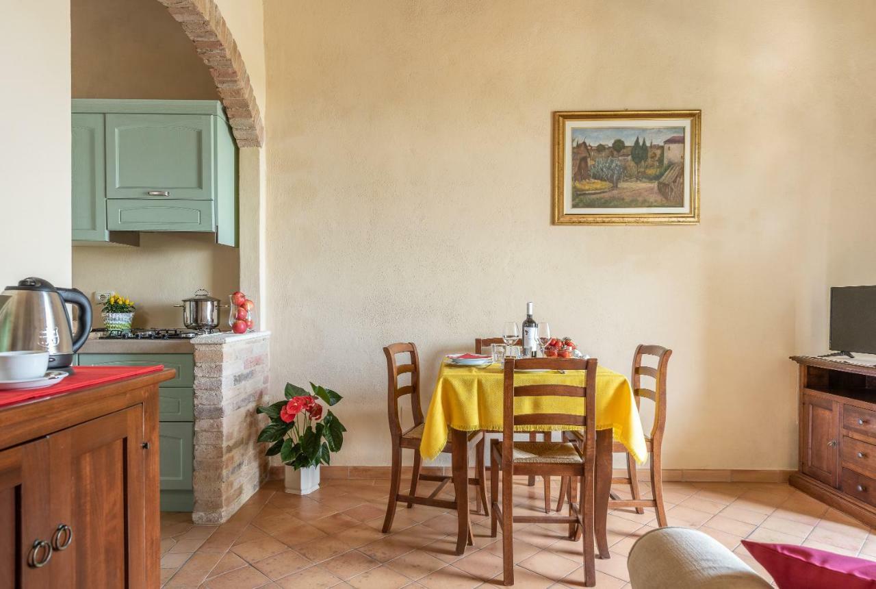 Villa Il Borghetto Сиена Экстерьер фото